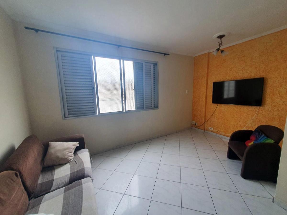 Apartamento confortável na orla da praia de Santos Apartamento Exterior foto